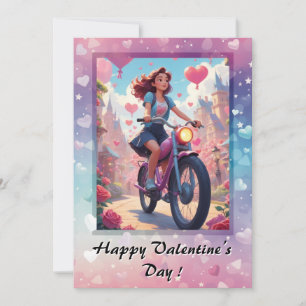 Einfacher Valentinstagskarte mit Herz Einladung