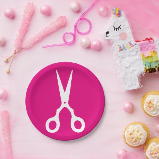 Einfacher Vektor Scissors (wählen Sie Ihre eigene Pappteller (Party)