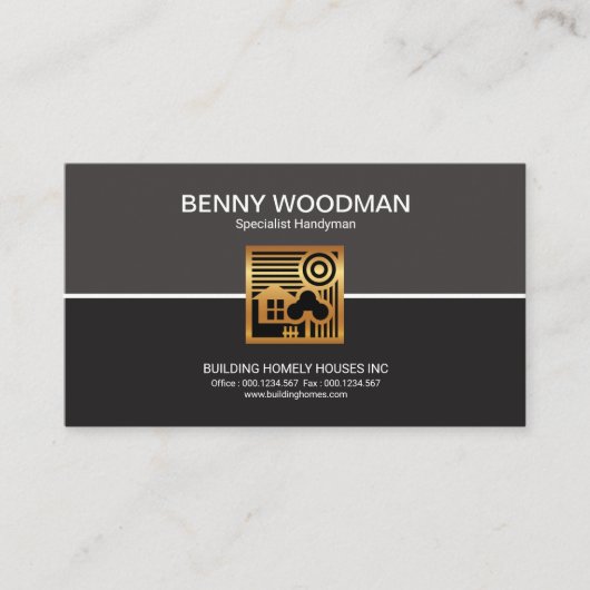 Einfacher Visitenkarte (Vorderseite)