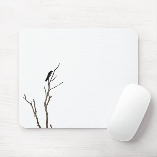Einfacher Vogel auf einer Niederlassung | Mousepad (Mit Mouse)