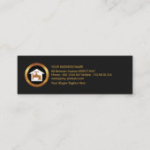 Einfacher Wasser-Tropfen-spezielle Mini Visitenkarte (Rückseite)