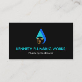 Einfacher Wasser-Tropfen-spezielle Visitenkarte