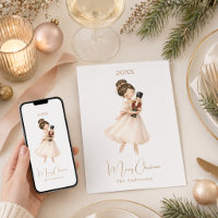 Einfacher Weihnachts-Nussknacker-Ballerina