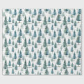 Einfacher Weihnachtsbaum Geschenkpapier (Flach)