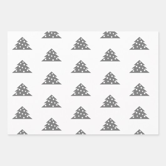 Einfacher Weihnachtsbaum Urlaub Geschenkpapier Set (Vorderseite 3)