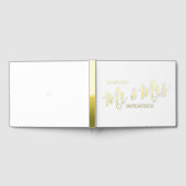 Einfacher weißer Text kleine Hochzeit Gästebuch (Voll)