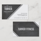 Einfacher WINKLE moderner Text minimale trendige T Visitenkarte (Vorne/Hinten)