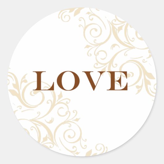 Einfacher Wirbels-Aufkleber Runder Aufkleber (Vorderseite)