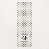 Einfacher Zeichen-Schritt drei des Monogramm-| Yogamatte (Vorderseite)