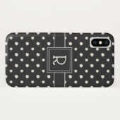 Einfacher Zeichen-Schritt einer des Monogramm-| Case-Mate iPhone Hülle (Rückseite (Horizontal))