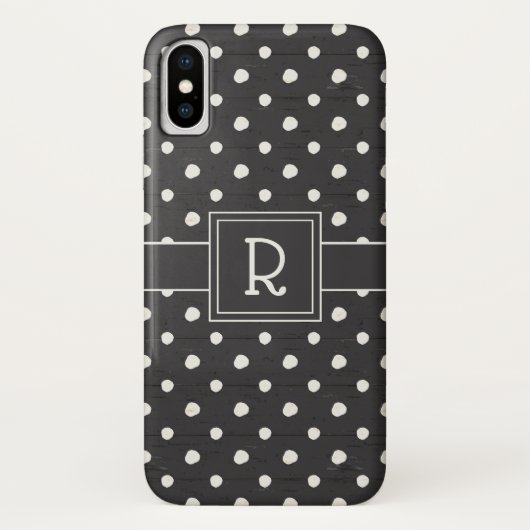 Einfacher Zeichen-Schritt einer des Monogramm-| Case-Mate iPhone Hülle (Rückseite)