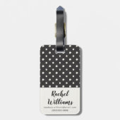 Einfacher Zeichen-Schritt einer Gepäckanhänger (Rückseite vertikal)