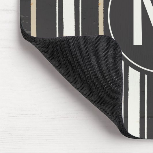 Einfacher Zeichen-Schritt zwei des Monogramm-| Mousepad (Ecke)
