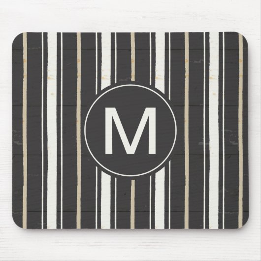 Einfacher Zeichen-Schritt zwei des Monogramm-| Mousepad (Vorne)