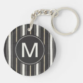 Einfacher Zeichen-Schritt zwei des Monogramm-| Schlüsselanhänger (Rückseite)