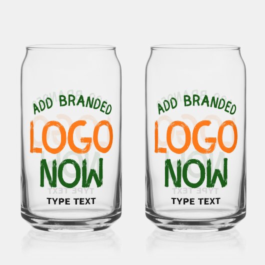 EINFACHER, ZEITGENÖSSISCHER KLARER KUNDE DOSENGLAS (Vorderseite)