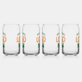 EINFACHER, ZEITGENÖSSISCHER KLARER KUNDE DOSENGLAS (Rechts)