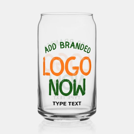 EINFACHER, ZEITGENÖSSISCHER KLARER KUNDE DOSENGLAS (Vorderseite)