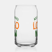 EINFACHER, ZEITGENÖSSISCHER KLARER KUNDE DOSENGLAS (Rechts)