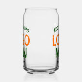 EINFACHER, ZEITGENÖSSISCHER KLARER KUNDE DOSENGLAS (Links)