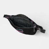 EINFACHER ZEITGENÖSSISCHER, SCHWARZER KUNDE BAUCHTASCHE (Offen)