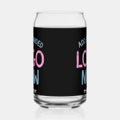 EINFACHER ZEITGENÖSSISCHER, SCHWARZER KUNDE DOSENGLAS (Rechts)