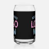 EINFACHER ZEITGENÖSSISCHER, SCHWARZER KUNDE DOSENGLAS (Links)