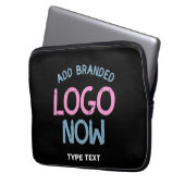 EINFACHER ZEITGENÖSSISCHER, SCHWARZER KUNDE LAPTOPSCHUTZHÜLLE (Vorderseite Links)