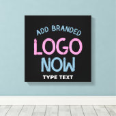 EINFACHER ZEITGENÖSSISCHER, SCHWARZER KUNDE LEINWANDDRUCK (Insitu (Holzboden))