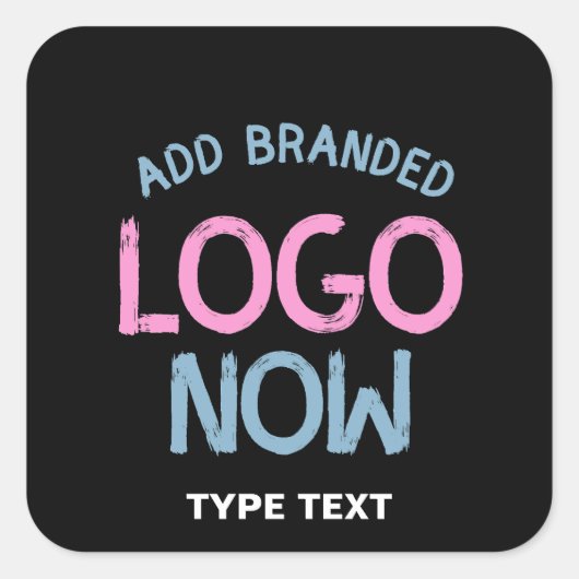 EINFACHER ZEITGENÖSSISCHER, SCHWARZER KUNDE QUADRATISCHER AUFKLEBER (Vorderseite)