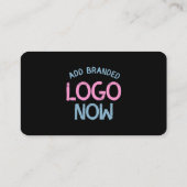 EINFACHER ZEITGENÖSSISCHER, SCHWARZER KUNDE TELEFONNUMMERKARTE (Rückseite)