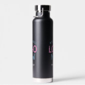 EINFACHER ZEITGENÖSSISCHER, SCHWARZER KUNDE TRINKFLASCHE (Rechts)