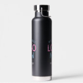 EINFACHER ZEITGENÖSSISCHER, SCHWARZER KUNDE TRINKFLASCHE (Links)