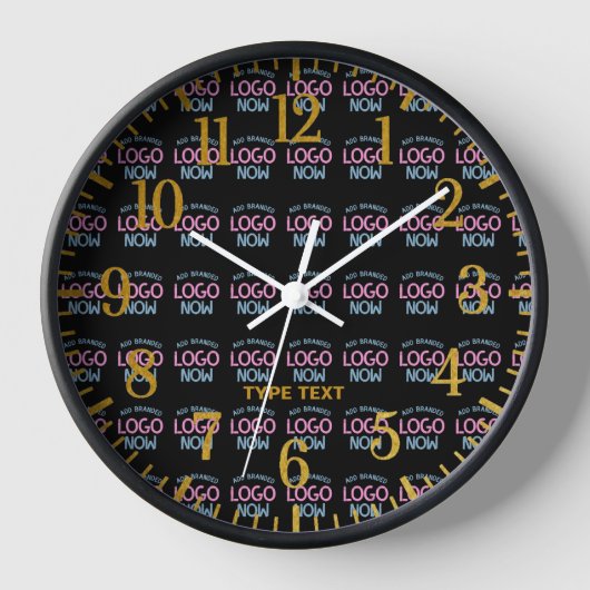 EINFACHER ZEITGENÖSSISCHER, SCHWARZER KUNDE UHR (Vorderseite)