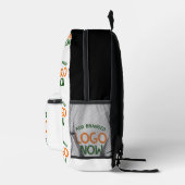 EINFACHER ZEITGENÖSSISCHER, WEISSER, SCHNELLER KUN BEDRUCKTER RUCKSACK (Rechts)