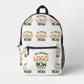 EINFACHER ZEITGENÖSSISCHER, WEISSER, SCHNELLER KUN BEDRUCKTER RUCKSACK (Vorderseite)