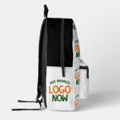 EINFACHER ZEITGENÖSSISCHER, WEISSER, SCHNELLER KUN BEDRUCKTER RUCKSACK (Links)