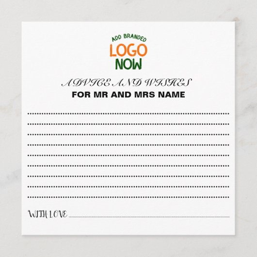 EINFACHER ZEITGENÖSSISCHER, WEISSER, SCHNELLER KUN HINWEISKARTE (Vorderseite)