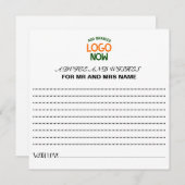 EINFACHER ZEITGENÖSSISCHER, WEISSER, SCHNELLER KUN HINWEISKARTE (Vorne/Hinten)