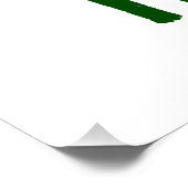 EINFACHER ZEITGENÖSSISCHER, WEISSER, SCHNELLER KUN POSTER (Ecke)