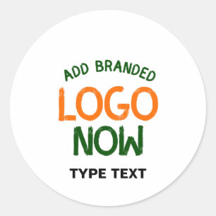 EINFACHER ZEITGENÖSSISCHER, WEISSER, SCHNELLER KUN RUNDER AUFKLEBER