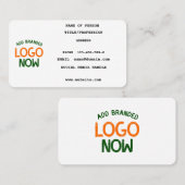 EINFACHER ZEITGENÖSSISCHER, WEISSER, SCHNELLER KUN TELEFONNUMMERKARTE (Vorne/Hinten)