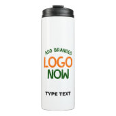 EINFACHER ZEITGENÖSSISCHER, WEISSER, SCHNELLER KUN THERMOSBECHER (Vorderseite)