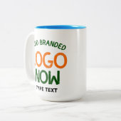 EINFACHER ZEITGENÖSSISCHER, WEISSER, SCHNELLER KUN ZWEIFARBIGE TASSE (Vorderseite Links)