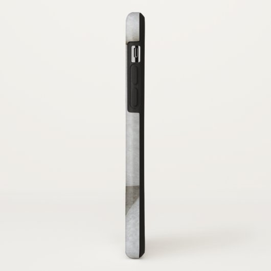 Einfacher Zen-weißer Case-Mate iPhone Hülle (Hinten/Links)