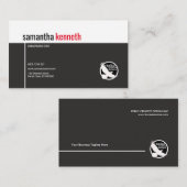 Einfacher Zwei-Getonter Namens-CEO-Vorsitzender Visitenkarte (Vorne/Hinten)