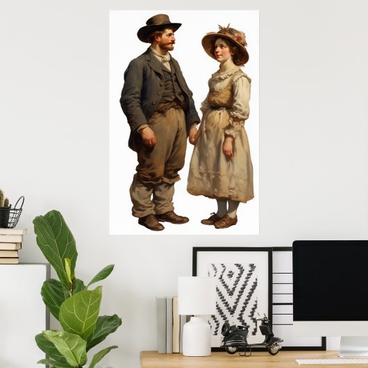 Einfachere Zeit Poster (Heimbüro)