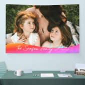 Einfaches 1-Foto-Vollformat - Skript-Textüberlager Banner (Messe)
