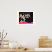 Einfaches 1-Foto-Vollformat - Skripttext-Overlay Poster (Küche)