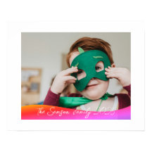 Einfaches 1-Foto-Vollformat - Skripttext-Overlay